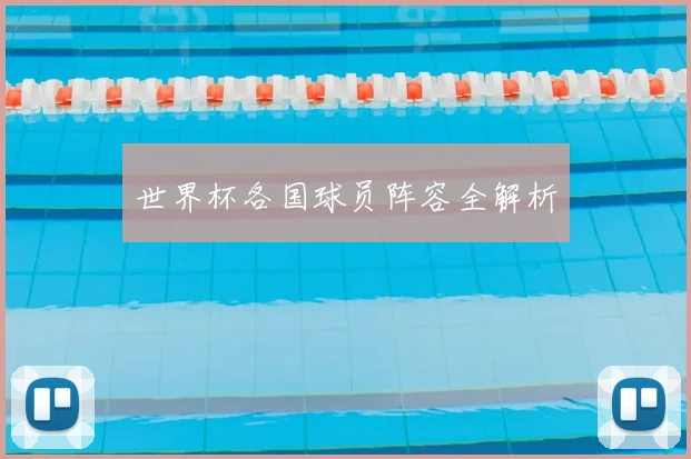 世界杯各国球员阵容全解析